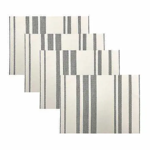 Food Network Farmstead Stripe Woven Placemat 4-Pk.<Food Network™ Hot