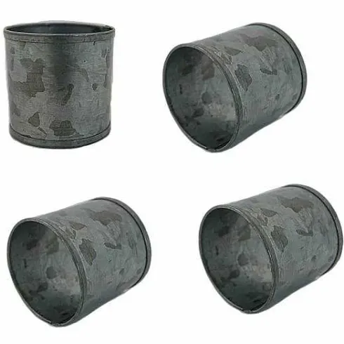 Food Network Galvanized Metal Napkin Ring 4-Pk.<Food Network™ Outlet