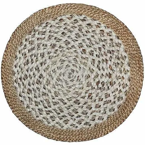 Food Network Jute Tonal Round Placemat<Food Network™ New