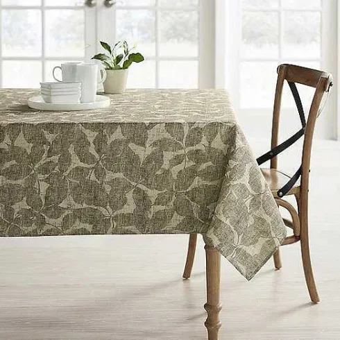 Food Network Khaki Leaves Tablecloth<Food Network™ Best