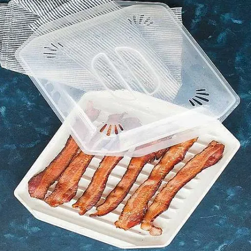 Food Network Microwave Bacon Tray With Lid<Food Network™ New