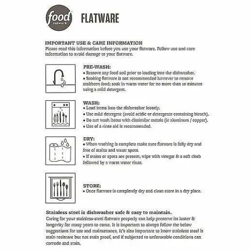 Food Network 4-Pc. Flat Iron Dinner Fork Set<Food Network™ Discount