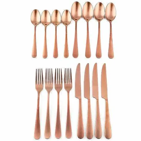Food Network 16-Piece Classic Copper Flatware Set<Food Network™ Clearance