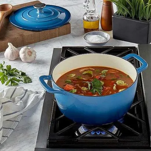 Food Network 5-Qt. Enameled Cast-Iron Dutch Oven<Food Network™ Outlet