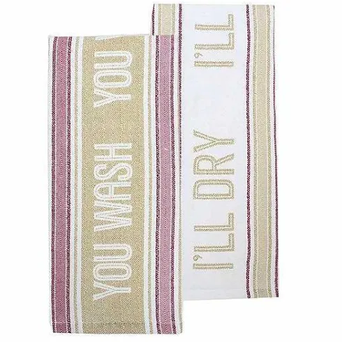 Food Network Sentiment Kitchen Towel 2-Pack<Food Network™ New