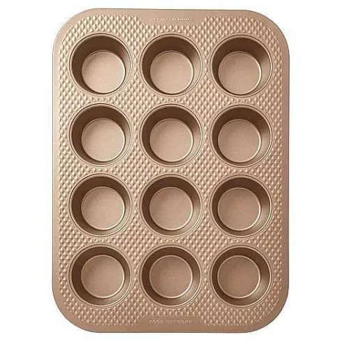 Food Network Textured Performance Series 12-Cup Nonstick Muffin Pan<Food Network™ New