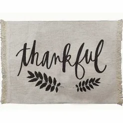 Food Network Thankful Fringe Placemat<Food Network™ Clearance