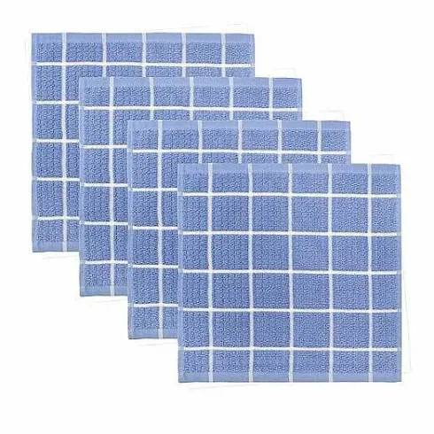 Food Network® Windowpane Grid Dishcloth 4-Pk.<Food Network™ Online